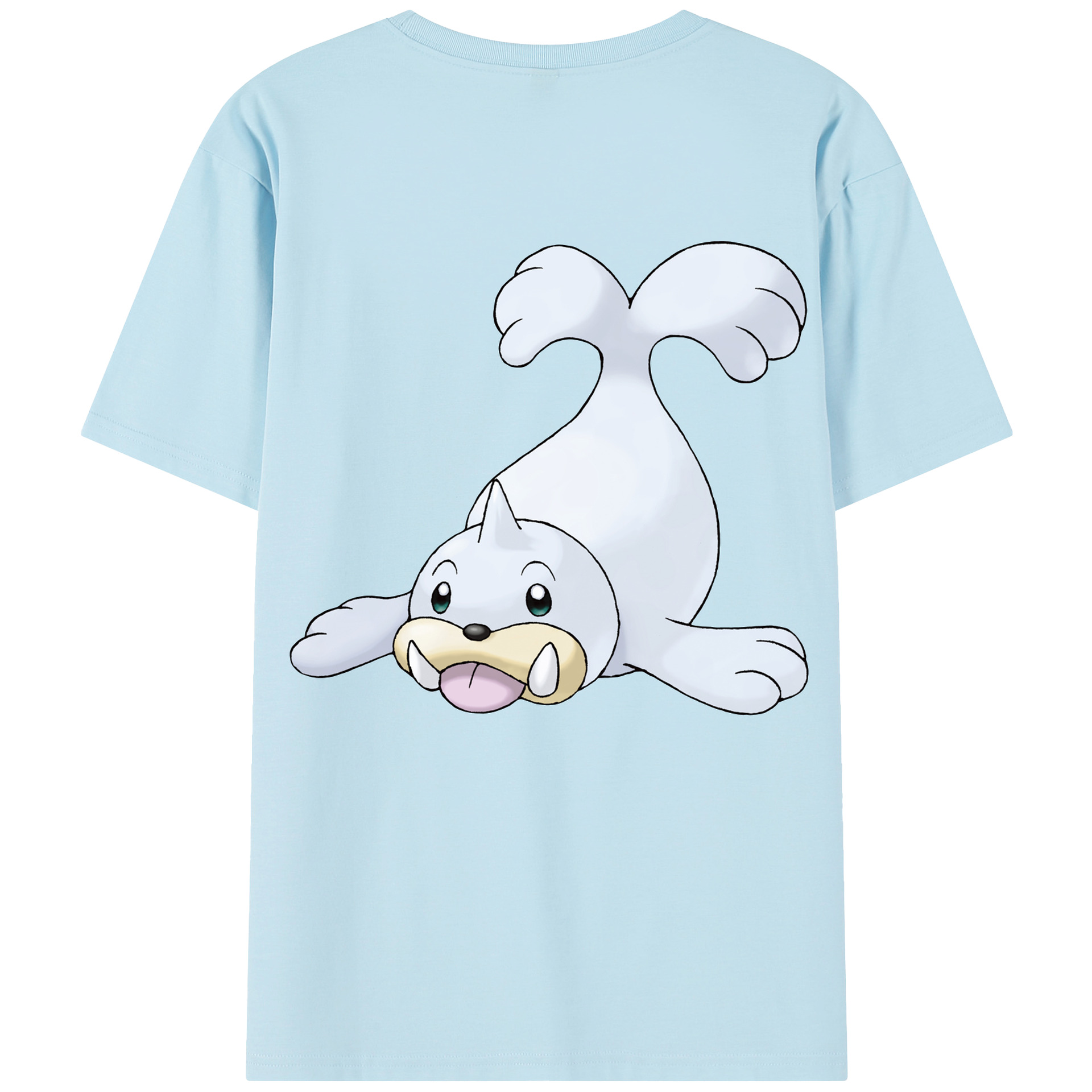 （画像用） ポケットモンスター Pokémon 綿100％半袖Tシャツ（背面プリント）